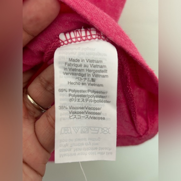 Vintage J Crew Pink Tie Back Tank Top size Small - Picture 7 of 10